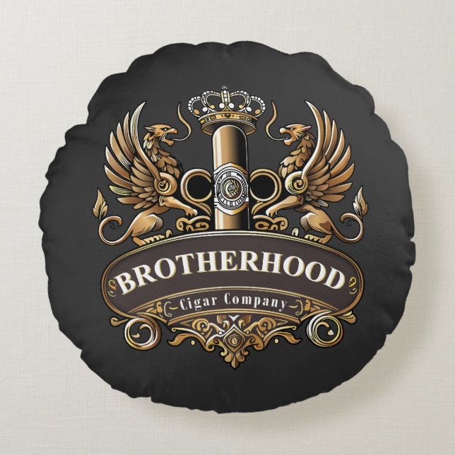 Brotherhood Cigar Company  Rund Kudde (Framsidan)