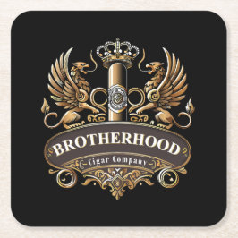 Brotherhood Cigar Company Underlägg Papper Kvadrat