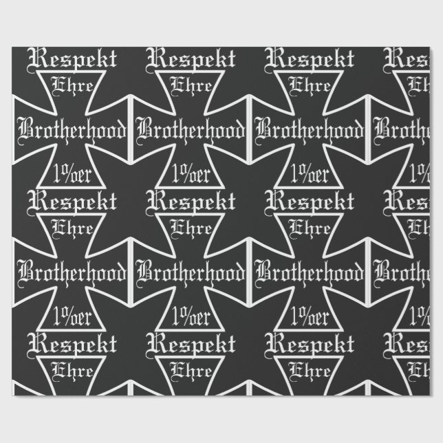 Brotherhood Ehre Respekt La Familia Presentpapper (Platt)