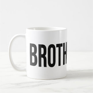 BROTHERHOOD Logotypmugg Svart Kaffemugg