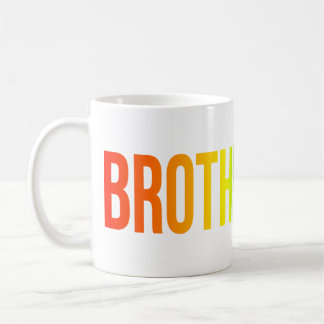 BROTHERHOOD Varumärkeskopp Regnbåge Kaffemugg