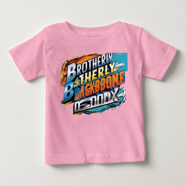 Brotherly Backbone T Shirt (Framsida)
