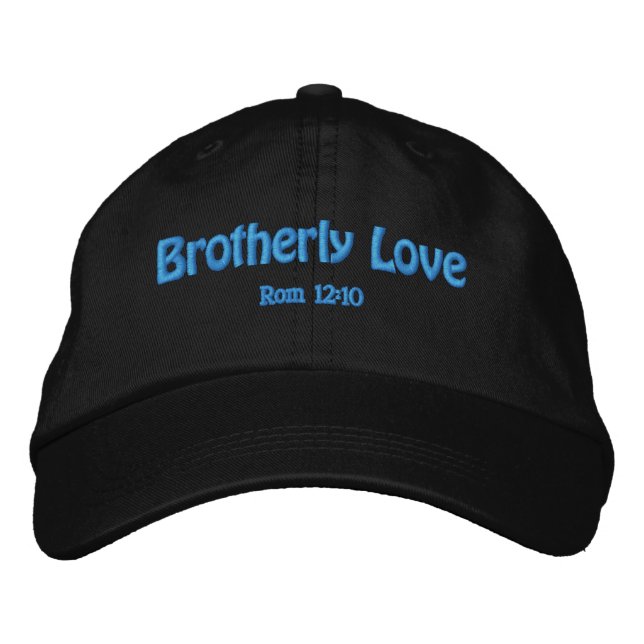Brotherly Kärlek Customize it Broderad Keps (Framsida)