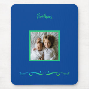 Brothers Anpassningsbar Framed Photo Mousepad Musmatta