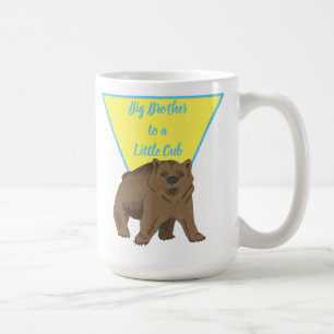 Brothers Big Brother Little Brother Cute Baby Bear Kaffemugg