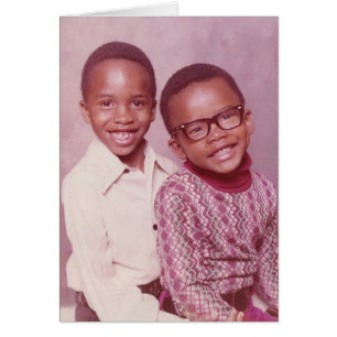 BROTHERS CIRCA 1974 HÄLSNINGSKORT