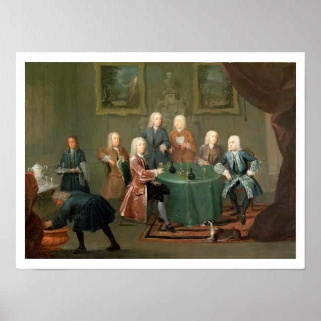 Brothers Clarke med andra herrar som tar Wi Poster (Framsidan)