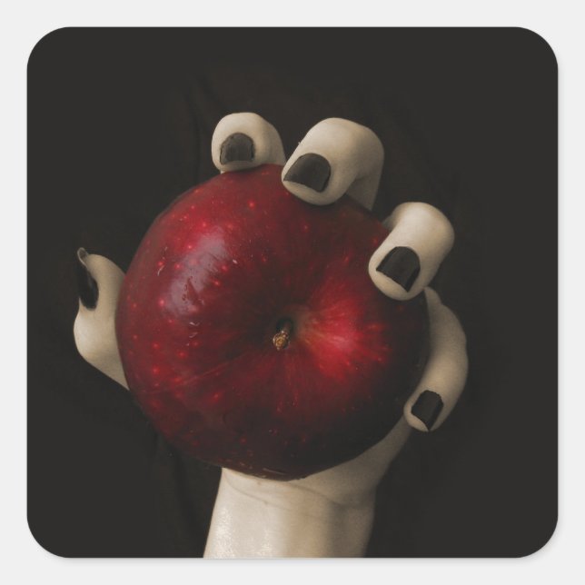 Brothers Grimm Tempting Witch Fyrkantigt Klistermärke (Framsida)