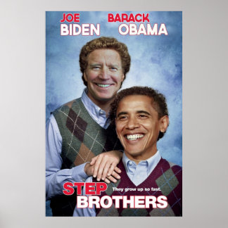 Brothers Joe Biden Barack Obama, inte bara vänner Poster