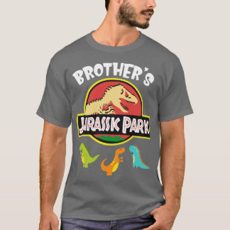 Brothers Jurassk Part Lycklig Far Parent 4 juli T Shirt