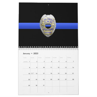 Brothers Keeper Badge Thin Blue Line Calendar Kalender