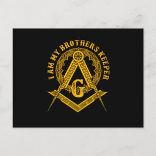 Brothers Keeper Illuminati Symbol Masonic Conspira Vykort