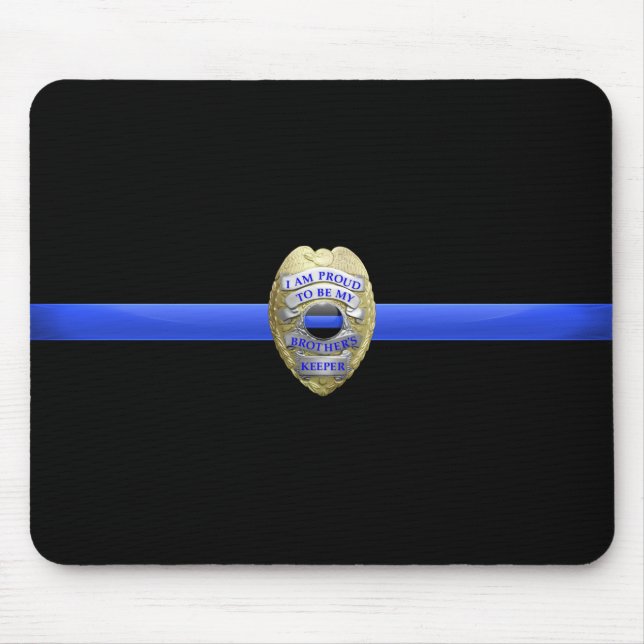Brothers Keeper Police Badge Musmatta (Framsidan)
