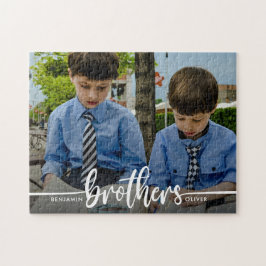 Brothers Script Modern Photo Pussel