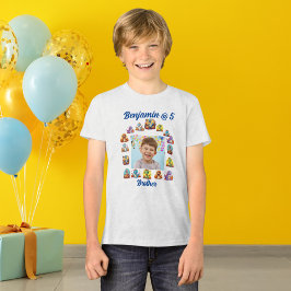 Brothers T shirt Barns födelsedag Dinosaur Theme