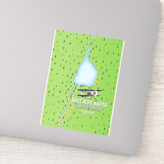 Brothers Vatten Sjö District England Klistermärken (Detalj)