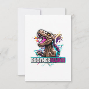 Brothersaurus Dinosaur-familjegåva till broder OSA Kort