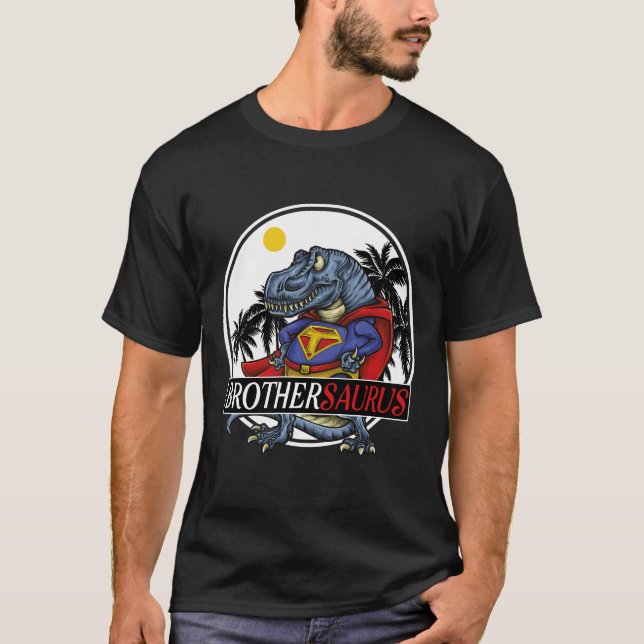 Brothersaurus-familjtrexmatchning T Shirt (Framsida)