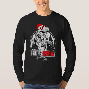 Brothersaurus Matchande Dinosaurie Jul Pyjamas Fam T Shirt