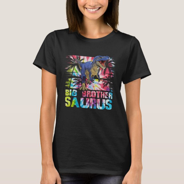 Brothersaurus Rex Dinosaur Big Brother Saurus T Shirt (Framsida)