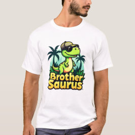 Brothersaurus - Roligt Tecknad Dinosaur Brother v3 T Shirt