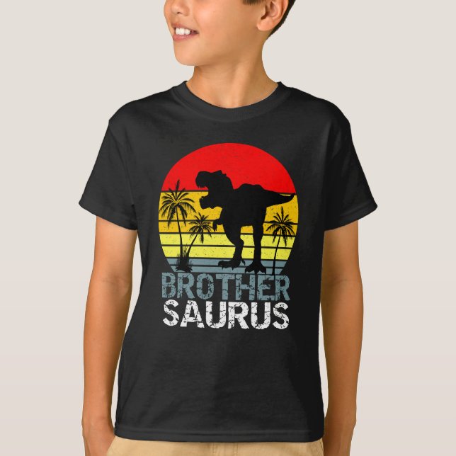 Brothersaurus t Rex Dinosauer Shirt (Framsida)