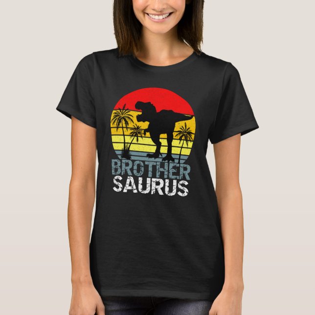 Brothersaurus t Rex Dinosauer Shirt (Framsida)
