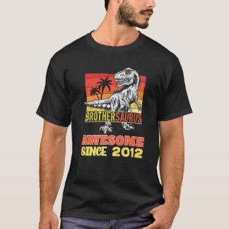 Brothersaurus t Rex Dinosaur Birthday sedan 2012 9 Shirt