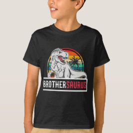 Brothersaurus t Rex Dinosaur Brother Saurus Familj T Shirt