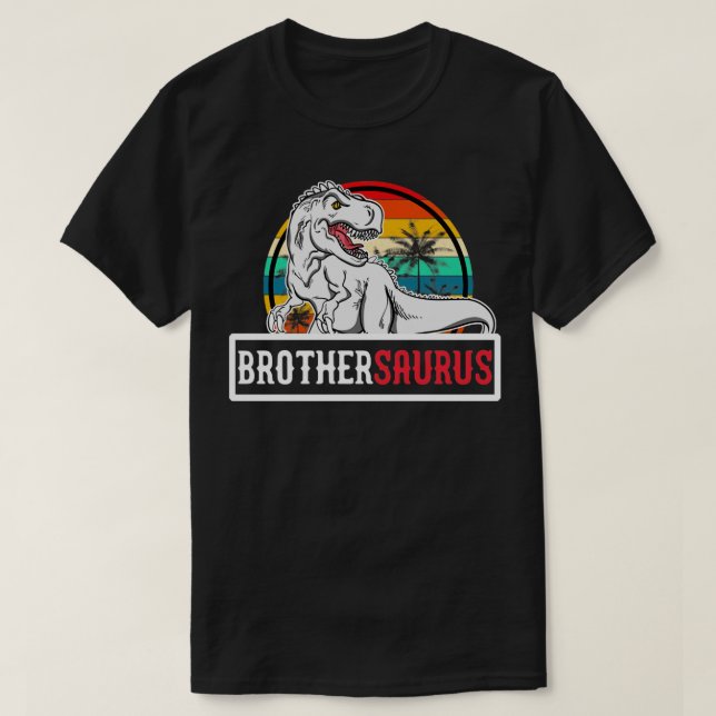 Brothersaurus t Rex Dinosaur Brother Saurus Family Shirt (Design framsida)