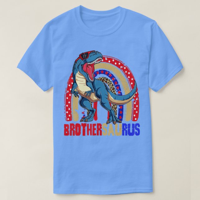Brothersaurus t Rex Dinosaur Brother Saurus Family T Shirt (Design framsida)