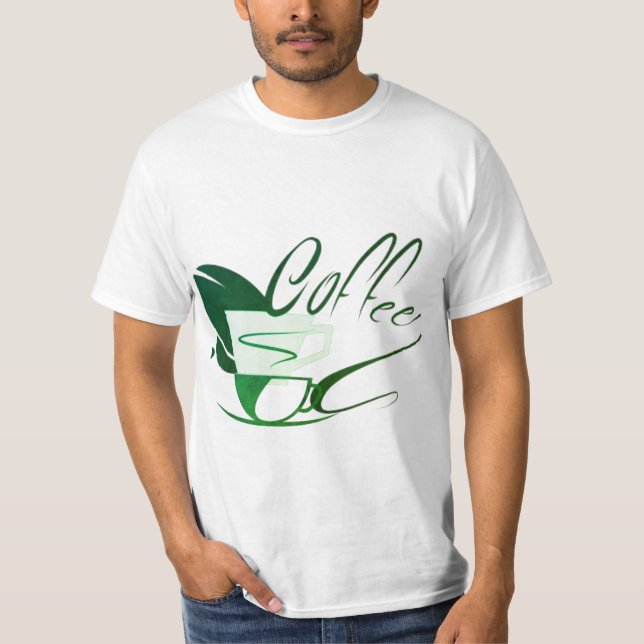 Brött arv: Snyggt Kaffe Mugg design T Shirt (Framsida)
