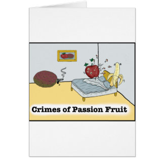 Brott av passionfrukt Zazzle Hälsningskort