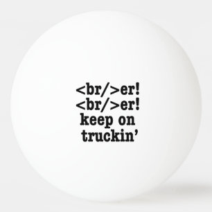 brott! behålla på lastbilskod // HTML-kod Pingisboll