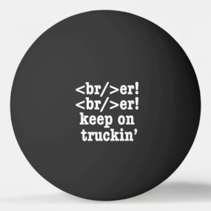 brott! behålla på lastbilskod // HTML-kod Pingisboll
