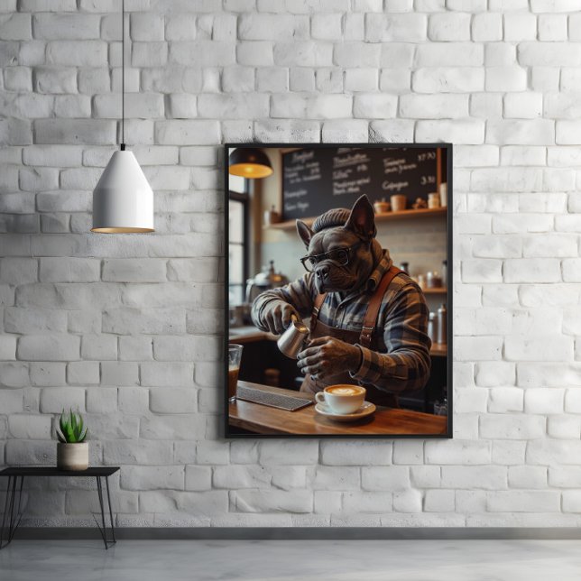 Brött: Bläckhund bakom Beans Poster (Skapare uppladdad)