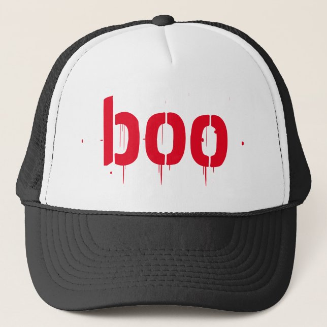 Brött blod, jävla läsktypografi Halloween Keps (Framsida)