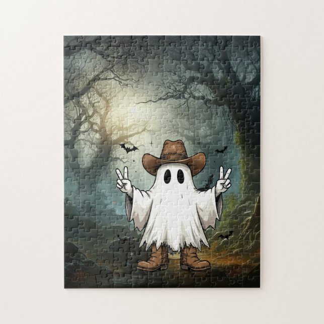 Brött Cowboy Pussel (Vertikal)