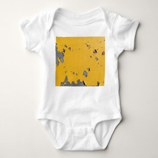 Brött gult metall: smutsig struktur. t shirt (Framsida)