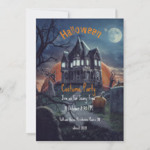 Brött Halloween fest-kort