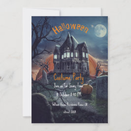Brött Halloween fest-kort Inbjudningar