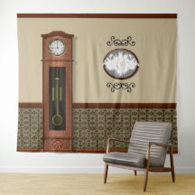 Brött hus Ghost Spegel Halloween BackDrop