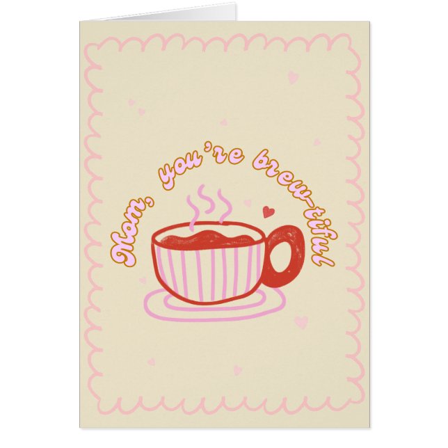 Brött kort för Mor (Framsidan)