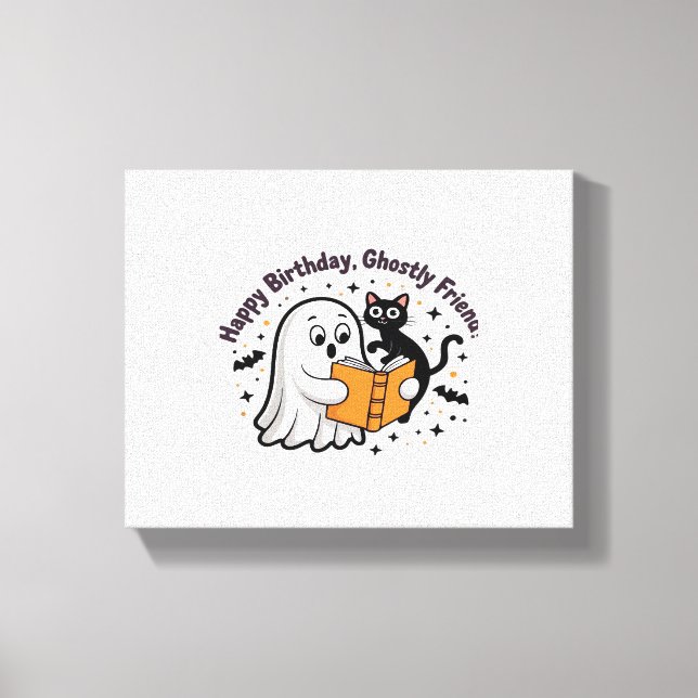 Brött kttråka eller hovdjur, omversifierade T-Shir Canvastryck (Framsida)