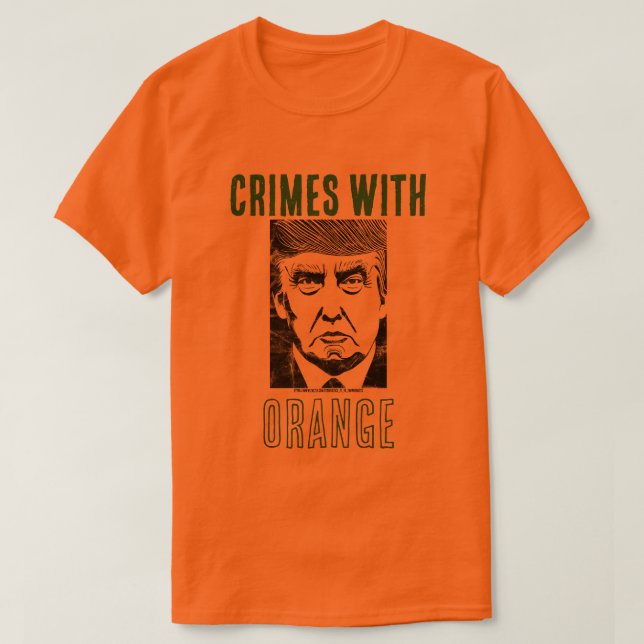 BROTT MED ORANGE T-shirt (Design framsida)