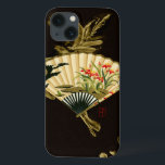 Brott mot orientaliskt Fläkt med Blommigt Design<br><div class="desc">Färgning av ett krimpat orientaliskt fläkt med blommigt. Med den svarta bakgrunden kan färg på fläkt stoppa utskriften. Håll ut den här på väggen och njut!</div>