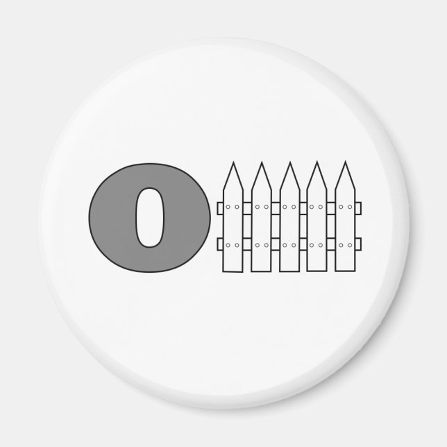 Brott (O Fence) Magnet (Framsidan)