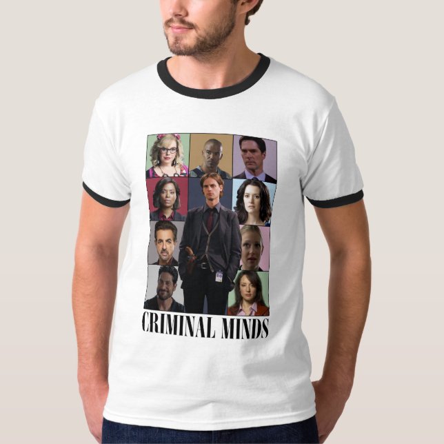 Brott profilerar team grafiskt t-shirt för män (Framsida)