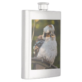 Brött skratt kookaburra fickplunta