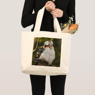 Brött skratt kookaburra jumbo tygkasse